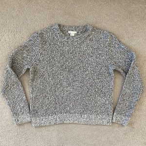 Black and White Cotton Sweater